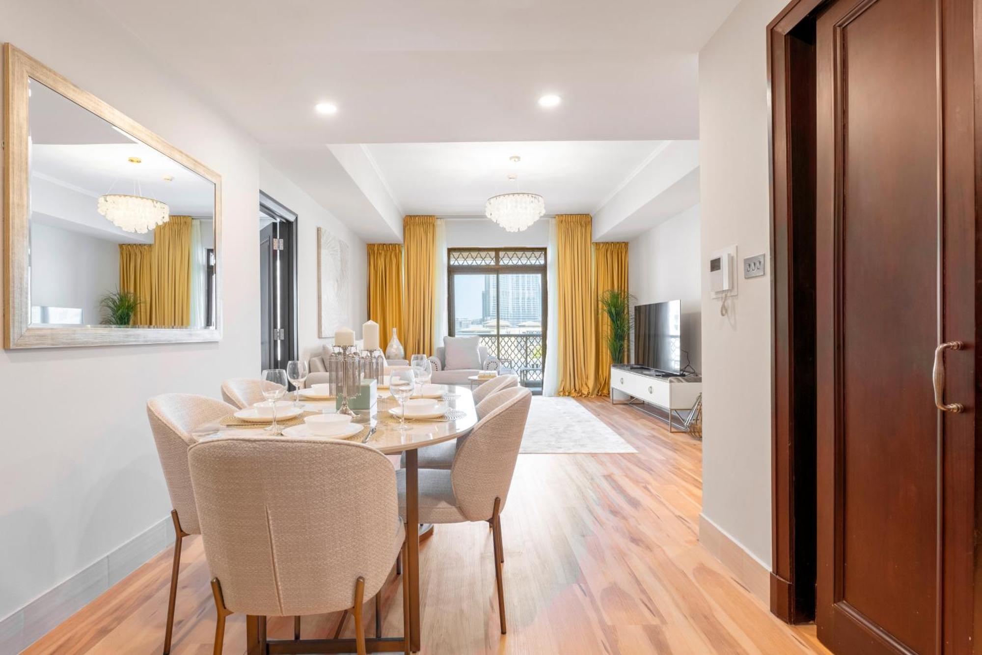 Ultra Luxury Downtown - Full Burj Khalifa View - 5 Min Walk To Dubai Mall! Exterior photo